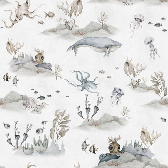 Underwater World White, Tapetti