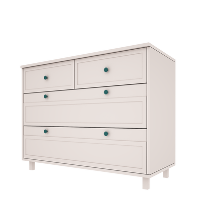 Wood Luck Design, Chest of drawers Vintage, Cashmere