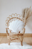 Moi Mili Sisustustyyny Small, Velvet Shell "White Pearl"